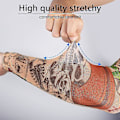Miniatyrbillede 3 af 5: 6 stk. Mode Nylon Falske Midlertidige Tattoo Ærmer Arm Strømper Halloween Tattoo Bløde Til Mænd Kvinder