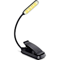 Miniatyrbilde 1 av 5: Leselampe, 9 LED Oppladbar Leselyslampe med Berøringssensor, Trinnløs Dimming Boklampe med 3 Fargemoduser, Svart