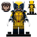 Miniatyrbillede 4 af 5: Deadpool X Wolverine Multiverse Variants Minifigur Sæt 1 Med Våben Tilbehør