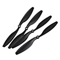Miniatyrbilde 1 av 5: 4x 1045 10 tommers diameter 4,5 tommers stigning CW/CCW roterende propellerblader RC Quadcopter Prop