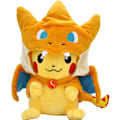 Miniatyrbillede 1 af 5: Anime Plushies Legetøj Aftagelig Ildsprudende Drage Charizard Hat Sød Plushies Interessant Plushie Til Unisex (Gul Smile Plushie Legetøj)
