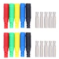10 set banana plug strong connection good electrical conductivity lantern banana socket for electronics computers