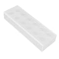 Clear Acrylic Flower Vase, Rectangular 12-Hole Centerpiece for Wedding, Party, and Dining Table Decoration