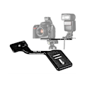 Miniatyrbillede 4 af 5: Vertikal Flash Bracket Professionel Multifunktionel Bærbar Praktisk MBL-FB Professionel Flash Bracket