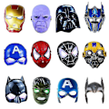 Miniatyrbilde 3 av 3: Bumblebee-maske, Lysende Bumblebee-maske til Halloween, Anime-filmfester Beste gave til barn Optimus Prime Beste brødre, Gul
