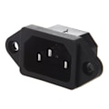 Pikkukuva 3 / 4: IEC 320 C14 -urosähköliitäntä 3-napaiselle PCB-panelille