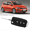 Miniatyrbild 5 av 5: 434MHz 3-knapps bilnyckel fjärrkontroll passar för Mk6 SEAT Octvia 5K0837202AD