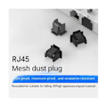Miniatyrbilde 5 av 5: RJ45 Grensesnitt Støvhette Støvdeksel Router Bryter Nettverkskabel Grensesnitt Bærbar PC Nettverkskabel Støv-P
