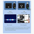 Pikkukuva 5 / 5: Langallinen langattomaksi Carplay & Android Auto AI Box 2 in 1 Mini Adapteri Plug and Play Dongle Nopea Yhteys 99 % Autoista