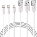 3-pack iPhone Laddningskabel 1M, Snabbladdning Lightning-kabel