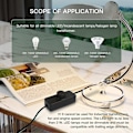 Miniatyrbillede 3 af 5: LED Lysdæmper, Smart Knapskontakter og Dæmpere, 220-240v / 50hz 3-100 W, Lydløs Justerbar Rotationsdæmper til LED-lamper