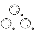 Miniatyrbild 4 av 5: 3 st fjäderkulor för DEWALT 20V slagskruvdragare N078434 N089668 Slagskruvdragare reparation DCF885 DCF886 DCF887 DCF836 fjäderstålkula