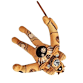 Pikkukuva 4 / 5: Clockman-pehmoeläin, Multiverse Clock Man -pehmolelu, Täytetty animoitu peli Anime Plushie -nukkehahmo Pillo -Sy