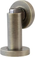 Magnetisk dørstopper i antikk stil. Dørstopper med materiale for montering på gulv og vegg, : 5 cm, h: 8,4 cm