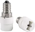 2-pack E14 till G9 Keramisk Sockeladapter för LED, Halogen, CFL Glödlampor