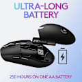 Pikkukuva 4 / 5: G305 LIGHTSPEED Langaton Pelihiiri, Hero 12K Sensori, 12 000 DPI, Kevyt, 6 Ohjelmoitavaa Painiketta, 250h Akun Kesto, Sisäinen Muisti, PC/Mac -