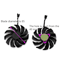 Miniatyrbild 4 av 5: 88mm PLD09210S12HH GPU-fläkt, för P106 GTX1050 1060 1070 Grafikkort Kylafläkt