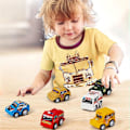 Miniatyrbild 3 av 5: 24 st Ad Bil/e Djur Blind Box Barn Nedräkningsleksak Byggstenar För Pojkar Flickor