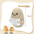 Miniatyrbild 2 av 5: Mini Positiv Potatis, Söt Ull Rolig Stickad Positiv Potatis, Positiva Gåvor Rolig Present Positiv P