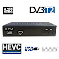Pikkukuva 3 / 5: DVB-T2 HEVC 265 Digitaalinen TV-viritin DVB-T2 265 1080p HD-dekooderi USB Maallinen TV-vastaanotin EPG Asetettu
