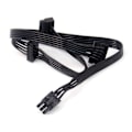 Pikkukuva 2 / 5: 1 kpl GPU PCI Express 6-nastainen uros 1-3 SATA SSD virtalähdekäyttöinen kaapeli CX850M CX750M CX600M CX500M CX430M moduulille