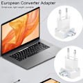 Miniatyrbild 4 av 5: EU-kontakt Strömadapter Laddare Kompakt Lätt Plug-omvandlare för iPad för MacBook Laptop