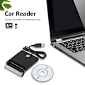 Pikkukuva 4 / 5: Usb 2.0 Älykortinlukija Sd Atm Cac Tf Pankkikortti Sim-kortinlukija Usb-ccid Iso Liitin Windows Linuxille