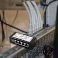 Miniatyrbild 3 av 5: 4-port PoE-injektor PoE-strömadapter Ethernet-strömförsörjning Pin 4,5(+)/7,8(-) Ingång DC12V-DC48V för IP-kamera