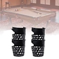 Miniatyrbillede 2 af 5: 6 stk. Billard Bordlommer Holdbare Plast Netlommer Til Billardbord, Billard A