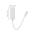 Miniatyrbillede 2 af 3: USB Adapter USB-C Ethernet Adapter LAN Kabeladapter Gigabit LAN Netværksadapter