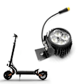 Miniatyrbillede 4 af 5: Forlygte til Kukirin G2 MAX G2 PRO El-løbehjul Styr Lampe Front LED Lys Udskiftningsdele