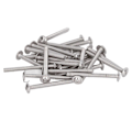 Miniatyrbilde 2 av 5: 50 stk. Flensede Knapphodeskruer A2?70 Rustfritt Stål Knapphoder Socket Caps Bolter Kit M4x50mm