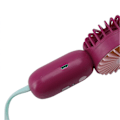 Pikkukuva 3 / 4: Kädessä pidettävä tuuletin, 3 nopeustilaa, USB-lataus, hiljainen, mini, kannettava, helppo hallinta, mini kannettava tuuletin kotiin, toimistoon, matkoille, punainen