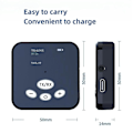 Pikkukuva 2 / 5: Bluetooth 5.0 Lähetin-Vastaanotin, HiFi Langaton Äänensovitin, 2-in-1 Bluetooth-sovitin, 3.5mm Bluet