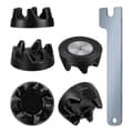 KitchenAid Blender Kopplingsdelar Ersättning (6-pack) - 9704230 Blenderkoppling med 1 Skiftnyckel s202