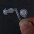 Pikkukuva 5 / 5: Säteilyä estävät binauraaliset stereokuulokkeet mikrofonilla, universaali 3,5 mm:n melua vaimentavat ilmaputkiakustiset nappikuulokkeet