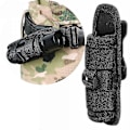 Miniatyrbild 1 av 5: Ficklampa Fodral Holster Bärväska Hållbar Hållare 360 Grader Rotation Bärbar För Utomhus