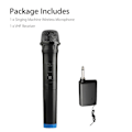 Miniatyrbilde 4 av 4: Trådløs Mikrofon Karaoke Bluetooth Mikrofon, Trådløs Profesjonell Håndholdt Trådløs Mikrofon & Mottaker System, Trådløs Mikrofon For Sang Karaoke