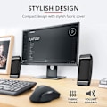 Miniatyrbillede 4 af 5: Små Laptop Højttalere, Ledningsført USB Strømforsyning, 2.0 Mini Bærbare Højttalere Til Desktop Computer/pc/laptop