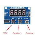 Miniatyrbild 4 av 5: HX711 Viktsensor Modul Kit Digital Lastcell Viktsensor A/D Modul 5KG Skala för , Skala Dis
