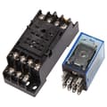 HH54P DC 12V spole 4PDT 14 stift elektromagnetisk kraftrelä DYF14A bas