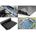 Miniatyrbild 2 av 3: 3*3m Svart HDPE Fiskedamm Foder Corrosion/UV-Resistent