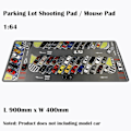 Miniatyrbild 2 av 4: 1/64 Parkeringsplatsmatta Modellbil Fordon Scen Display Stor Garage Leksak Musmatta *1 W