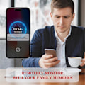 Miniatyrbild 2 av 5: WiFi Smart Kolmonoxidlarm, WiFi CO Gasdetektor med Tuya App-kontroll, 10 års batteritid, E