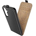 Pikkukuva 1 / 5: Folio-kotelo Galaxy S24 Plus -puhelimelle, pystysuora, korttitaskuilla, musta