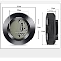 Miniatyrbillede 3 af 4: Trådløs cykelcomputer, vandtæt trådløs cykelcomputer, speedometer med 3-farvet baggrundsbelysning, LCD-odometeryouxiu
