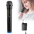 Miniatyrbilde 1 av 4: Trådløs Mikrofon Karaoke Bluetooth Mikrofon, Trådløs Profesjonell Håndholdt Trådløs Mikrofon & Mottaker System, Trådløs Mikrofon For Sang Karaoke