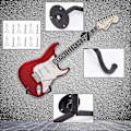 Miniatyrbild 5 av 5: Horisontell Gitarrväggfäste, Lutande Gitarrhängare, Horisontell Väggfäste för Akustisk Klassisk eller Elektrisk Gitarr, Ukulele, Banjo, Mandolin -SJL