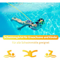 Miniatyrbild 3 av 5: Justerbar pool simning elastisk, 4M motstånd simning bälte, professionell vuxna barn simning elastisk, simning bälte, simning elastisk för träning