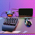 Miniatyrbilde 3 av 5: GAMWING Museadapter Spillkontroller PUBG Tastatur Mus Konverter Passer for Android Telefon Adap